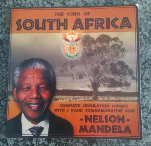Mandela Complete Circulation coinset with R5 Commemorative coin