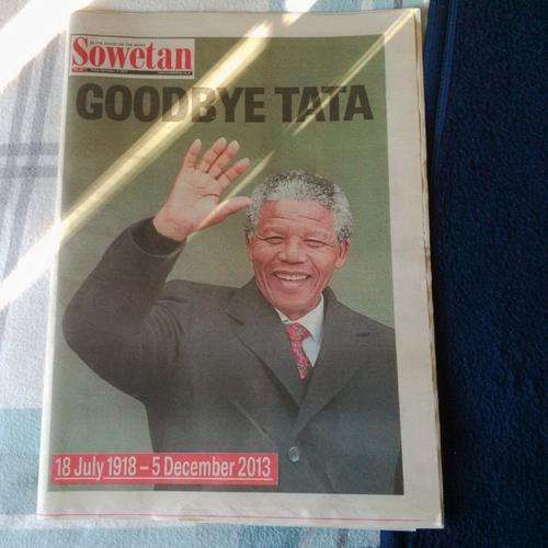 Nelson Mandela Newspapers - Sowetan