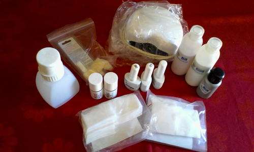 Gel  and acrylic nails led lamp and products