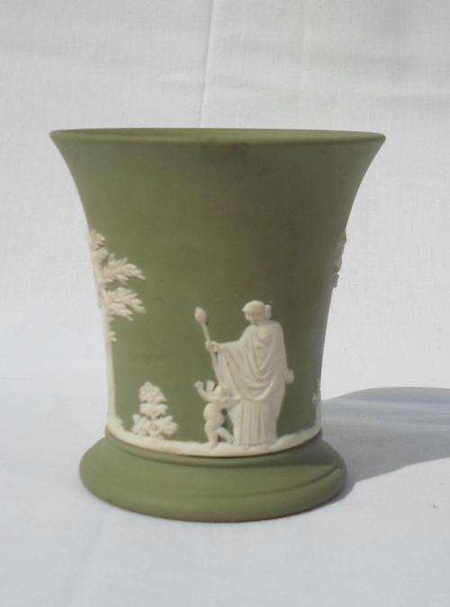 Wedgewood Green Jasper Vase
