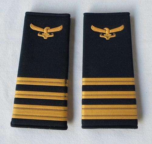 SANDF Airforce Lt Col Shoulder Rank (Pair)