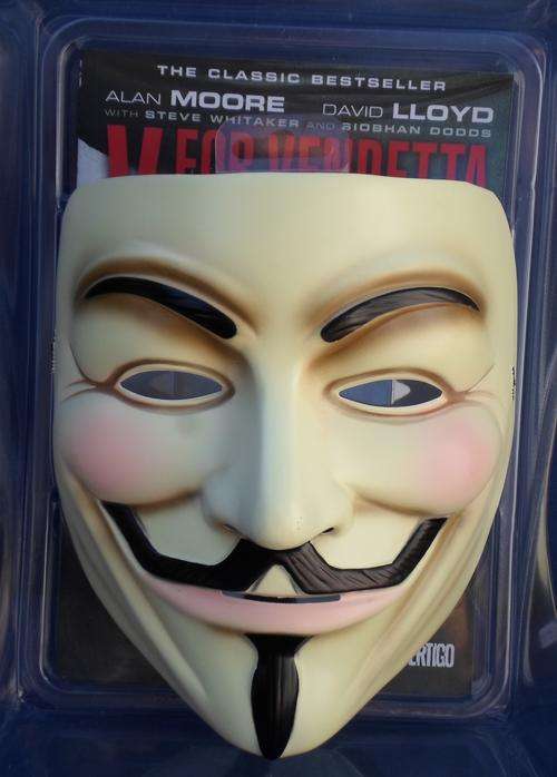 V For Vendetta Anonymous Guy Fawkes Mask