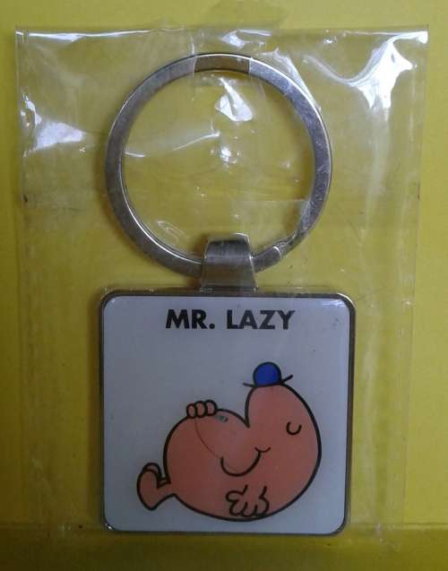 Mr Men - Mr Lazy Keyring
