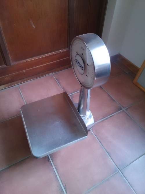Atlas "Lollipop" 30kg Stainless Steel & Cast Iron Scale