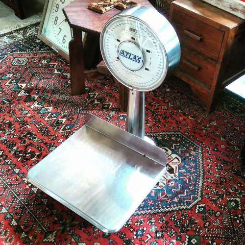 Atlas "Lollipop" 30kg Stainless Steel & Cast Iron Scale
