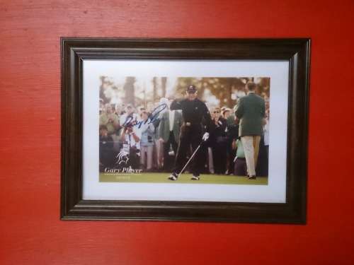 Awesome! Gary Player Signature Sport Shop Print, Signed by Gary Player himself!