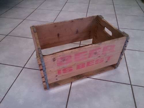 100% Original SAB Beer Wooden Crate
