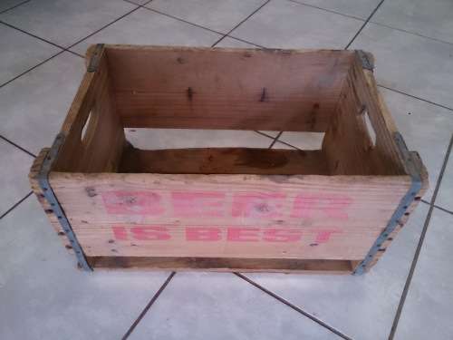 100% Original SAB Beer Wooden Crate