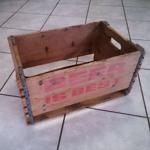 100% Original SAB Beer Wooden Crate