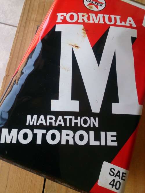 Awesome 5l Caltex Formula M Motor Oil Can!