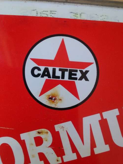 Awesome 5l Caltex Formula M Motor Oil Can!