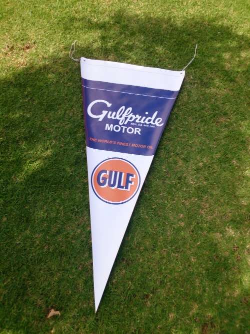 Large GULF Industrial Bunting Flag!!!