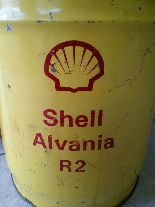 Old SHELL Alvania R2 15kg Grease Tin!