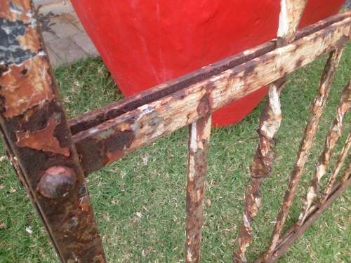 Stunning Antique Wrought Iron Garden Fence Gate!