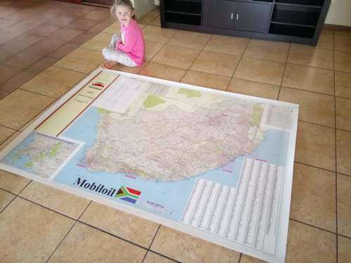 Massive Businessman's Wall Map of South Africa!!!