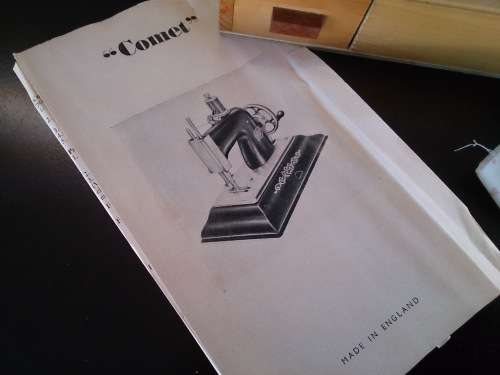 Vintage COMET Toy Sewing Machine! Original box with manual!!!!