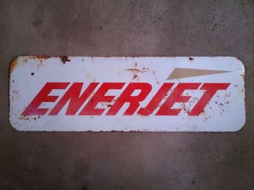 SUPER RARE! BP Enerjet Porcelain Enamel Sign! MAKE AN OFFER!