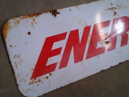 SUPER RARE! BP Enerjet Porcelain Enamel Sign! MAKE AN OFFER!
