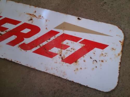 SUPER RARE! BP Enerjet Porcelain Enamel Sign! MAKE AN OFFER!