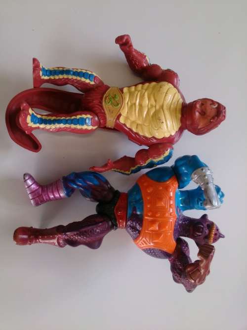 Rattlor & Two Bad1983 MOTU Masters Of The Universe ACTION FIGURES!