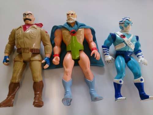 3x Vintage Thundercats Action Figures, LJN Toys, 1980's