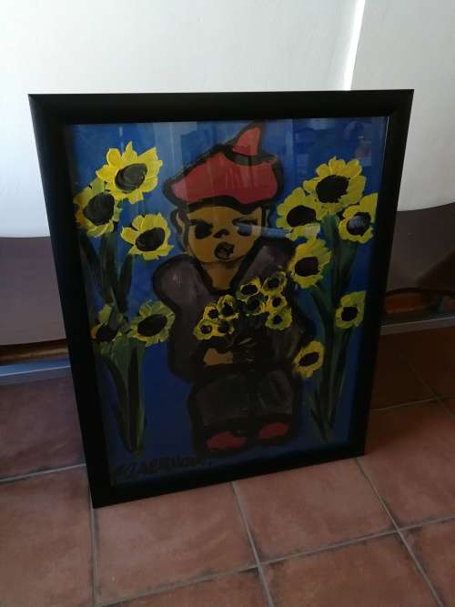 F. Claerhout - LARGE, STUNNING INVESTMENT PIECE!!! Comes with COA. Framed by KEITH JOHNS GALLERY!!!