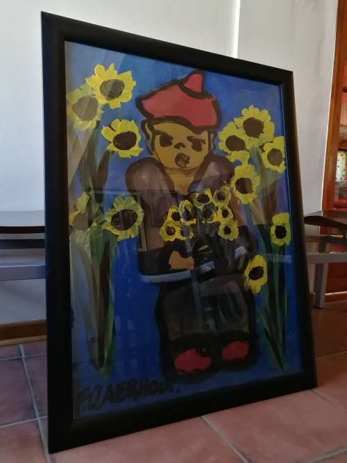 F. Claerhout - LARGE, STUNNING INVESTMENT PIECE!!! Comes with COA. Framed by KEITH JOHNS GALLERY!!!