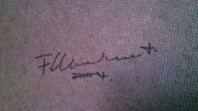 F. Claerhout - LARGE, STUNNING INVESTMENT PIECE!!! SIGNED WITH COA!!!
