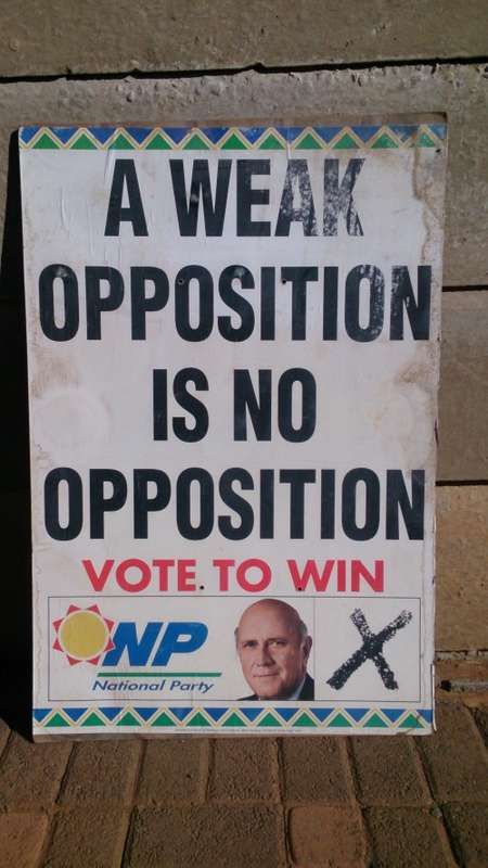 A FANTASTIC ORIGINAL 1994 NP CAMPAIGN ELECTION POSTER
