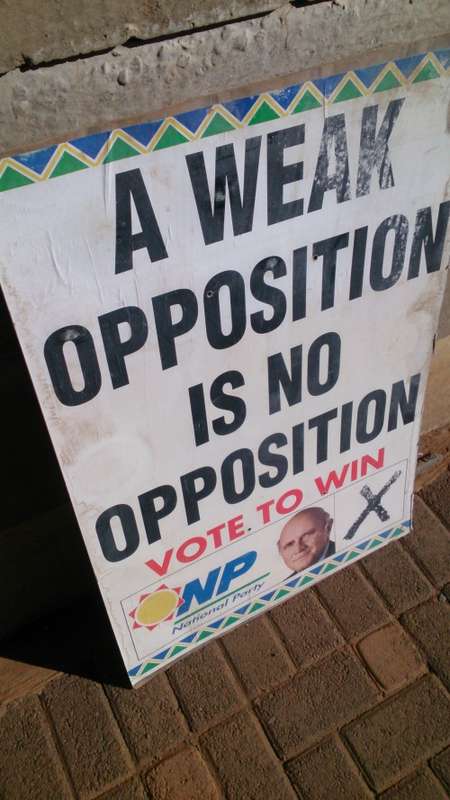 A FANTASTIC ORIGINAL 1994 NP CAMPAIGN ELECTION POSTER