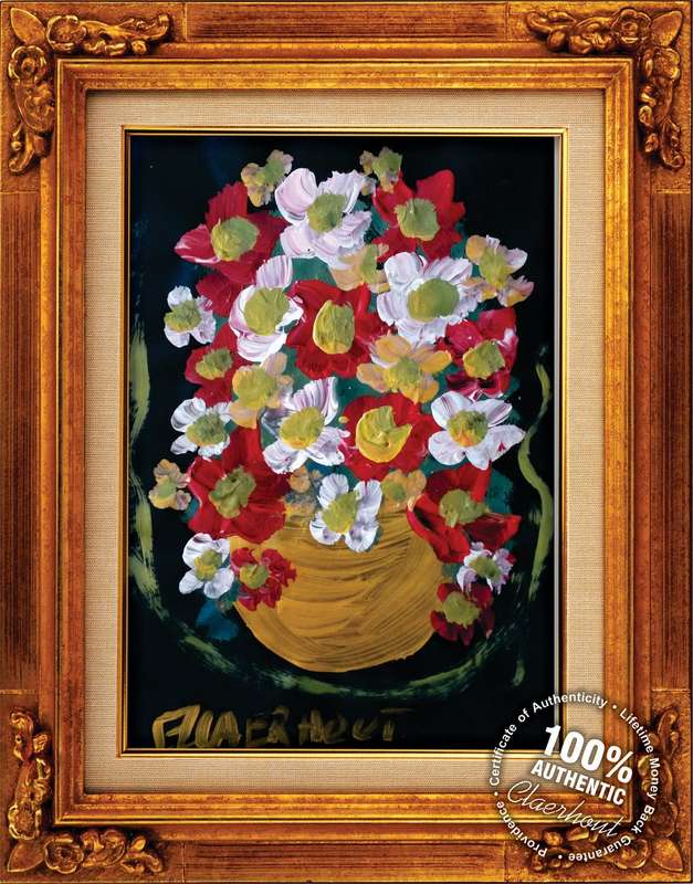 Frans Claerhout - Flowers - Great Investment Art! Stunning colours, HIGH VALUE ART!!!