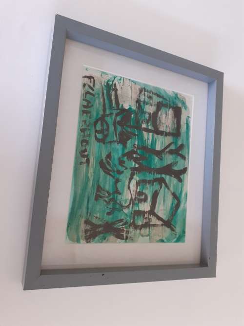 Frans Claerhout Acrylic & Oil - Donkey - Comes with Frame and COA!