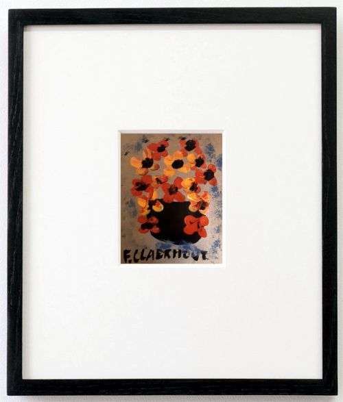 Frans Claerhout - Original Oil On Paper - Small - Signed and dated.