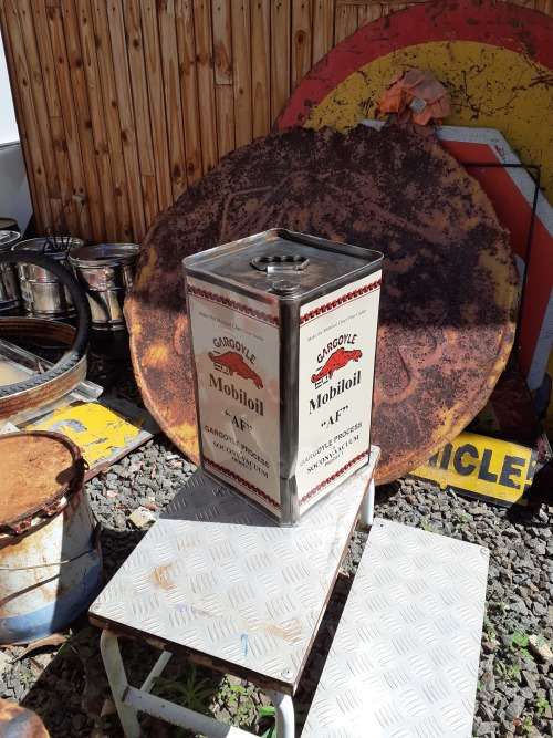 20l Fantasy Mobil Oil Tin