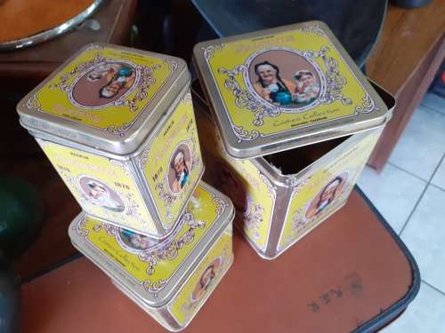 Mazawattee Tee, Coffee and Sugar Tins