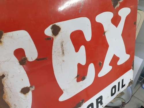 Wow!!! Protex Oil Porcelain Enamel Sign!!!
