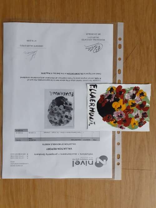 Frans Claerhout - FLOWERS - COA Included. MAKE AN OFFER!!!!