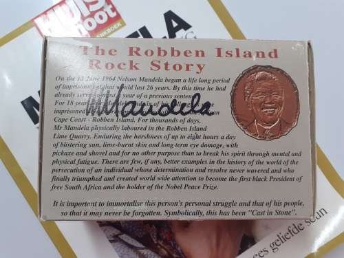 MAKE AN OFFER!!! Signed Robben Island Rock and Huisgenoot Gedenkboek