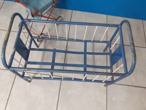 Vintage Toy Set, push pram and sleeping cot