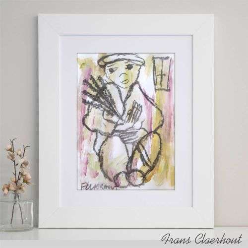 Frans Claerhout - Beautiful Mixed Media - Comes with COA!!!