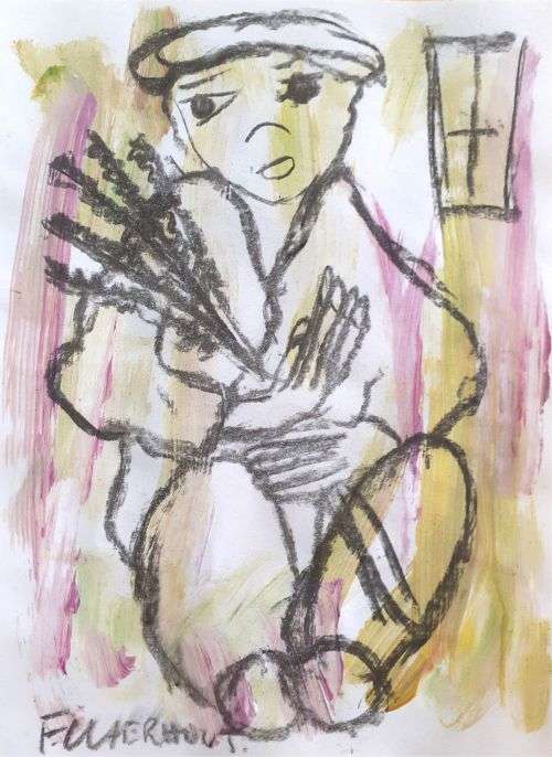 Frans Claerhout - Beautiful Mixed Media - Comes with COA!!!