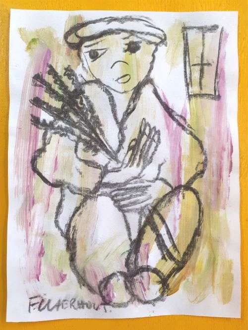 Frans Claerhout - Beautiful Mixed Media - Comes with COA!!!