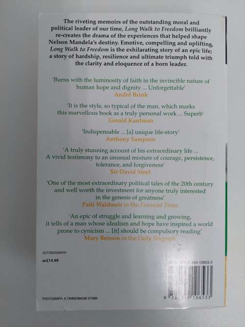 Long Walk to Freedom - Signed paperback. Please see pics for condition. ONLY R1500!!!