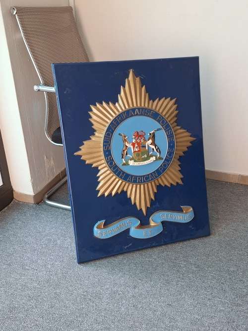 Original Apartheid Era SAP Sign (Fibre Glass Molded Sign)