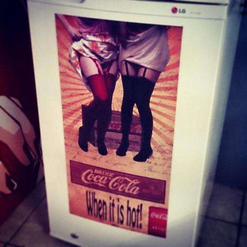 Huge Vintage Coca Cola Decorative Sign!
