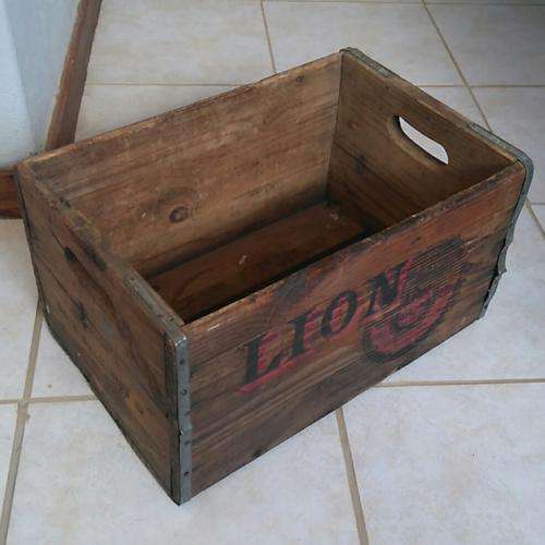 100% Original Lion Lager Wooden Beer Crate!