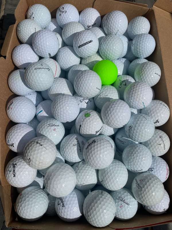 100 Used Golf Balls