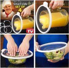 Set of 4 Smart Lidz As Seen On TV