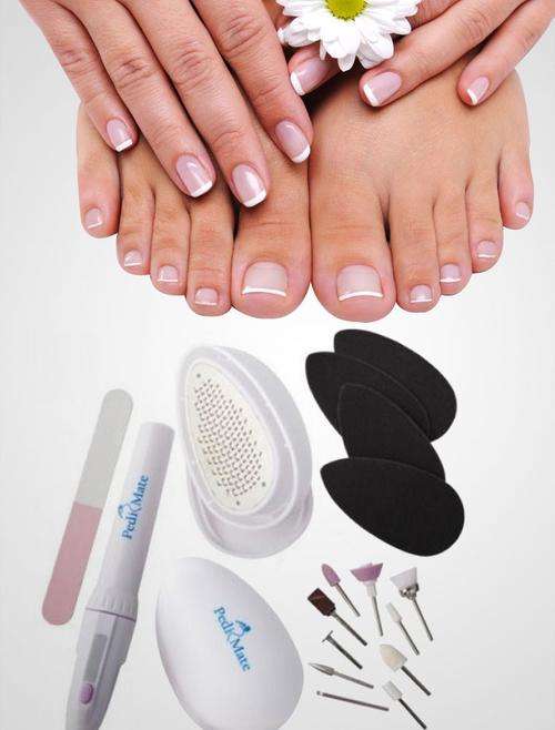 **As Seen On TV** 18pcs Handheld Pedi Set