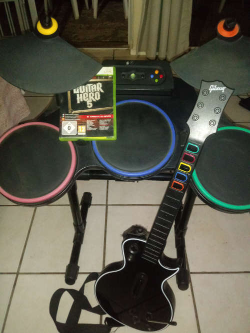 Xbox 360 Guitar hero